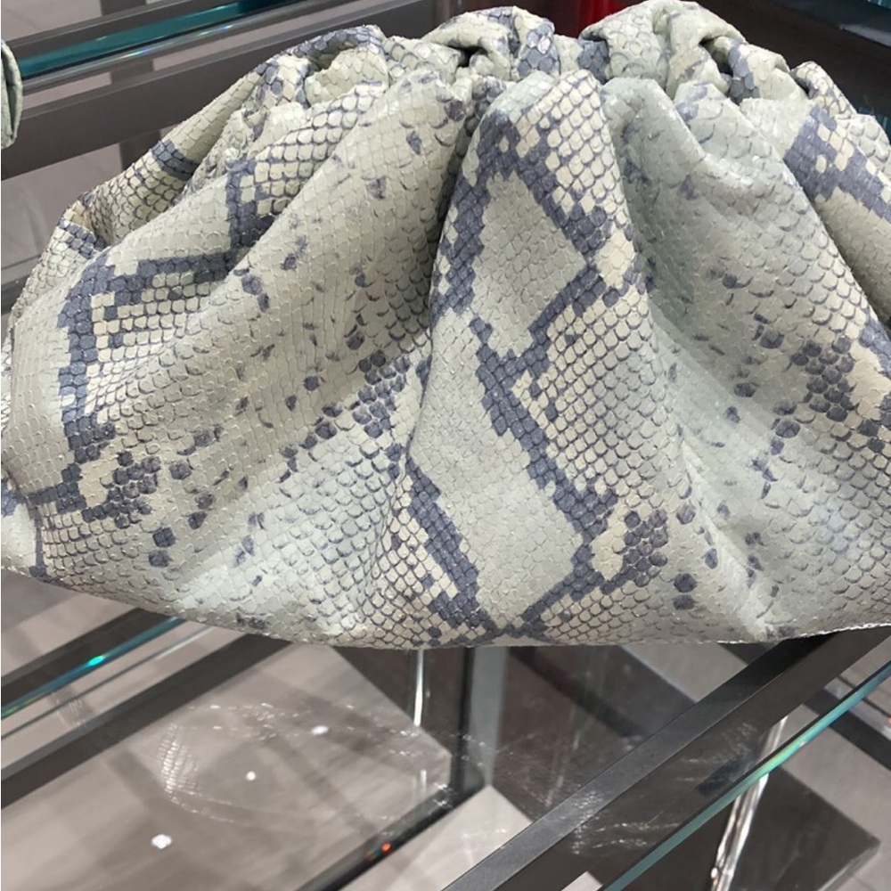 Bottega veneta python print teen pouch